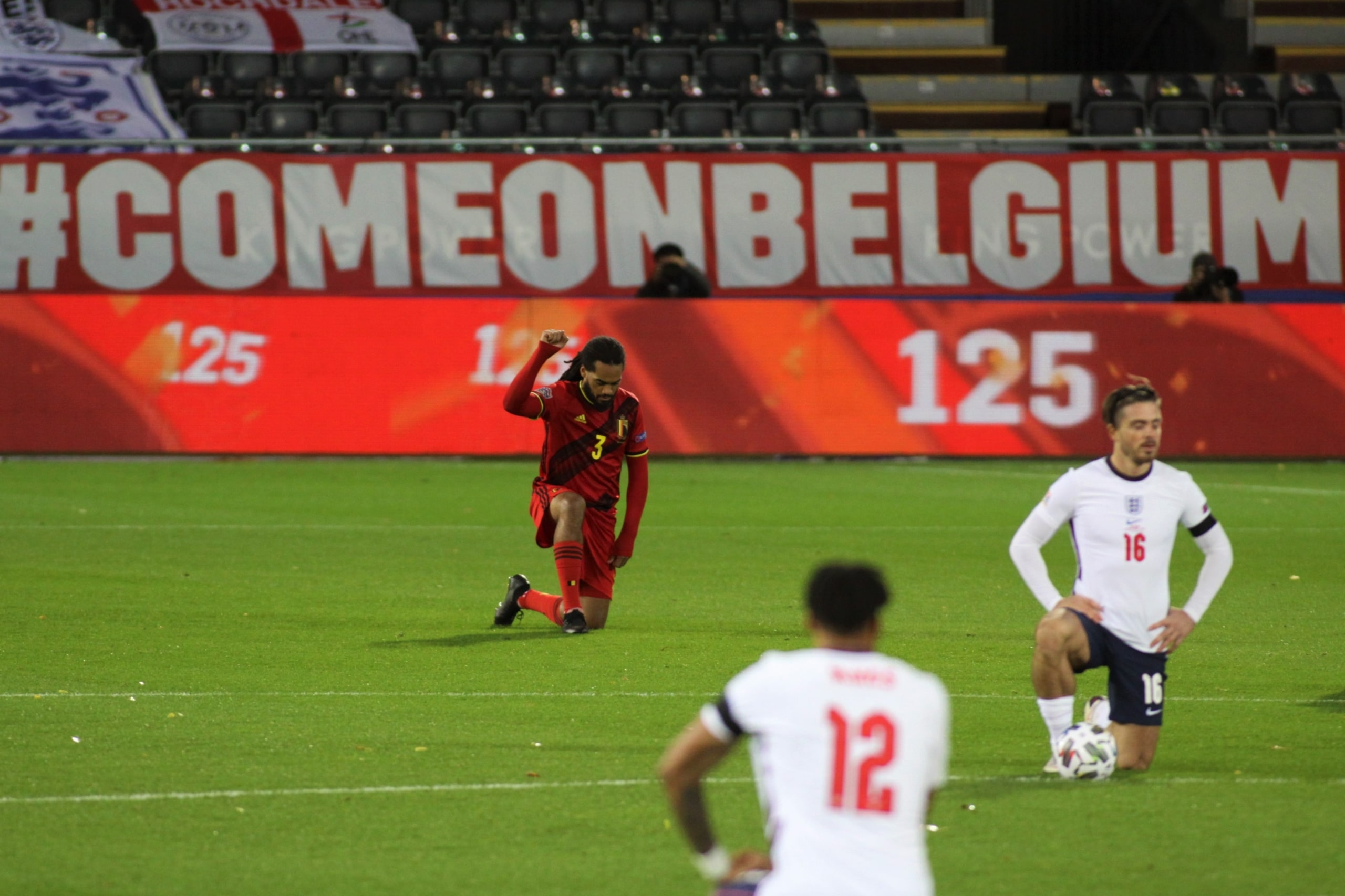 Black Lives Matter Groet Voor Aftrap Belgie Wales Voetbalbelgie Be